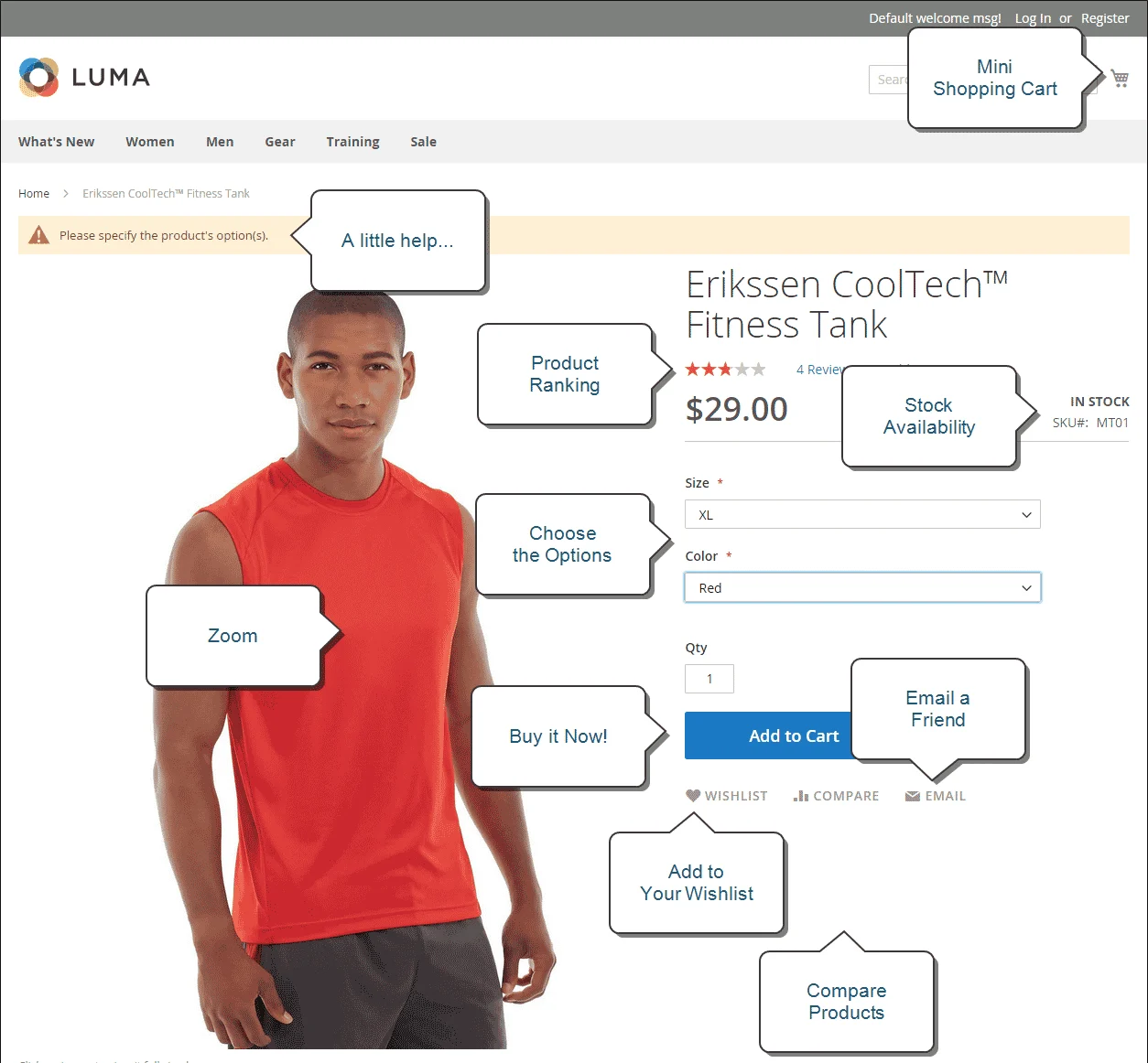 Magento CMS Shopping Cart