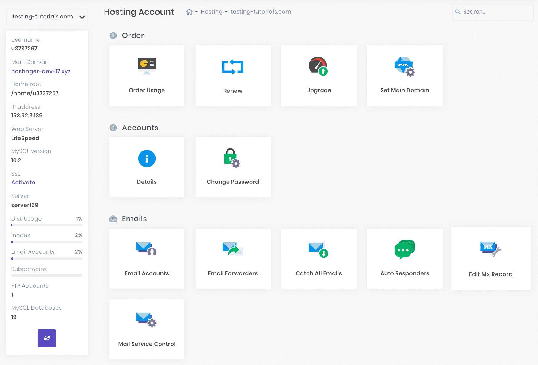 Hostinger Web Hosting