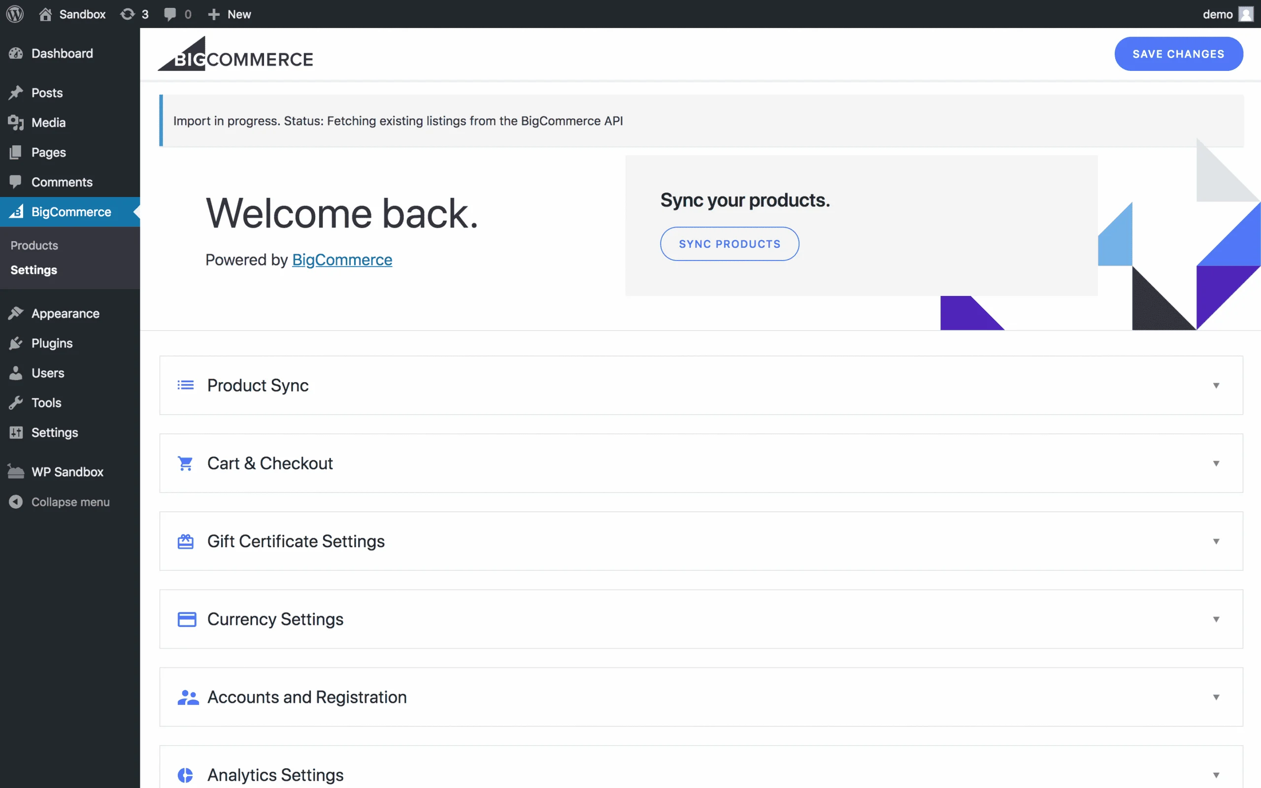 BigCommerce WordPress Plugin