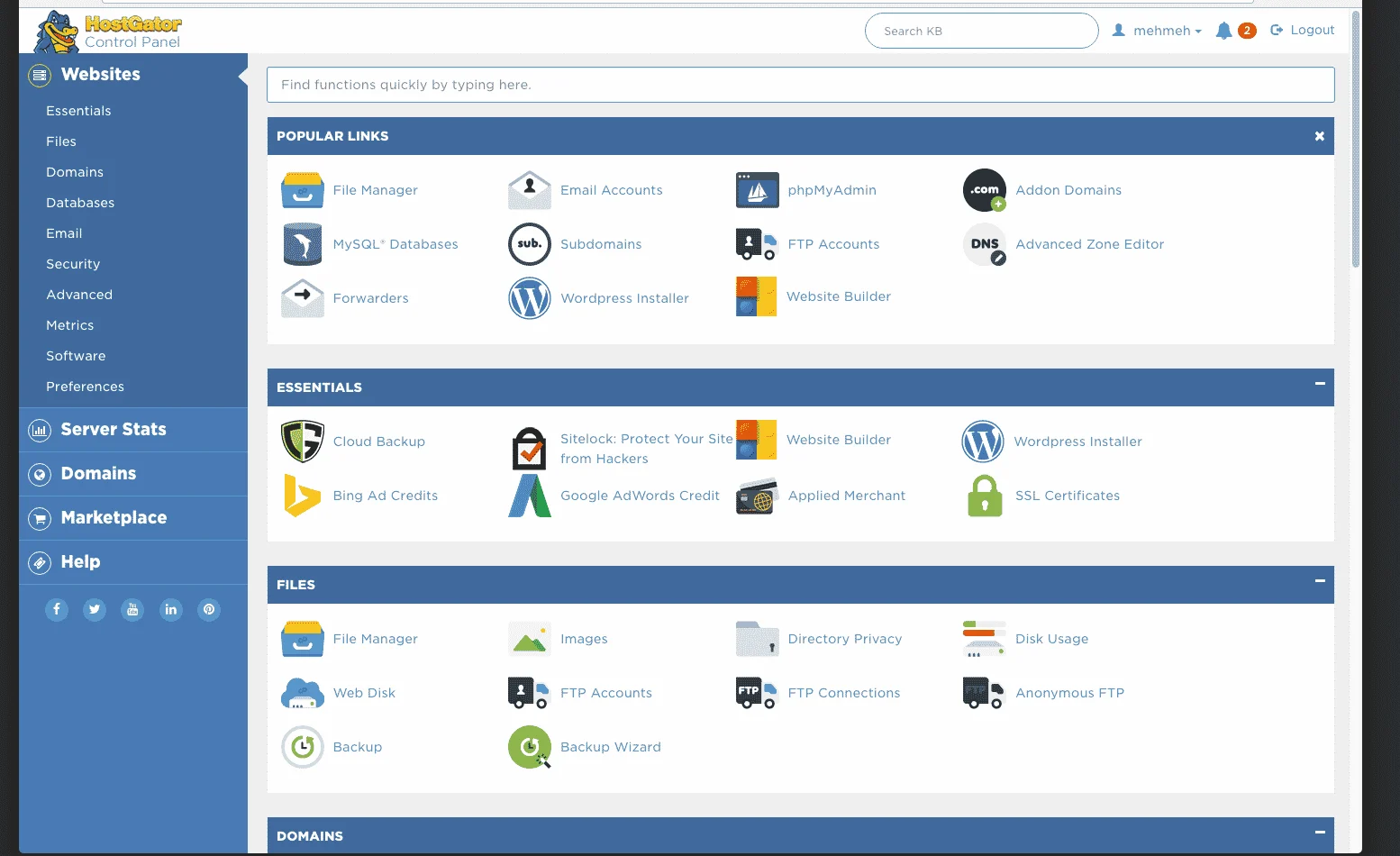 HostGator Web Hosting